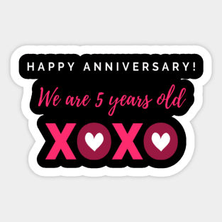 5th Anniversary Sticker